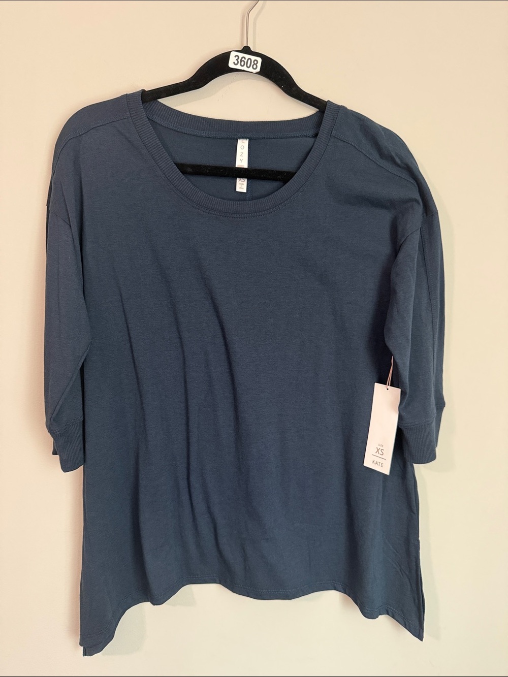 LuLaRoe Navy Short Sleeve Crewneck Tee